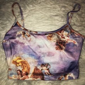 Trendy Angel Baby Crop Top